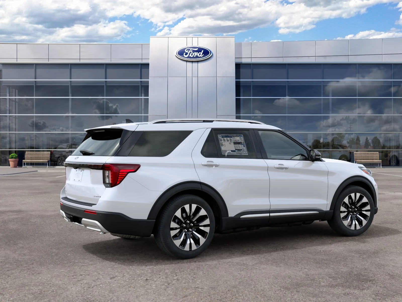 New 2027 Star White Metallic Tri-Coat Ford Platinum™ image 6
