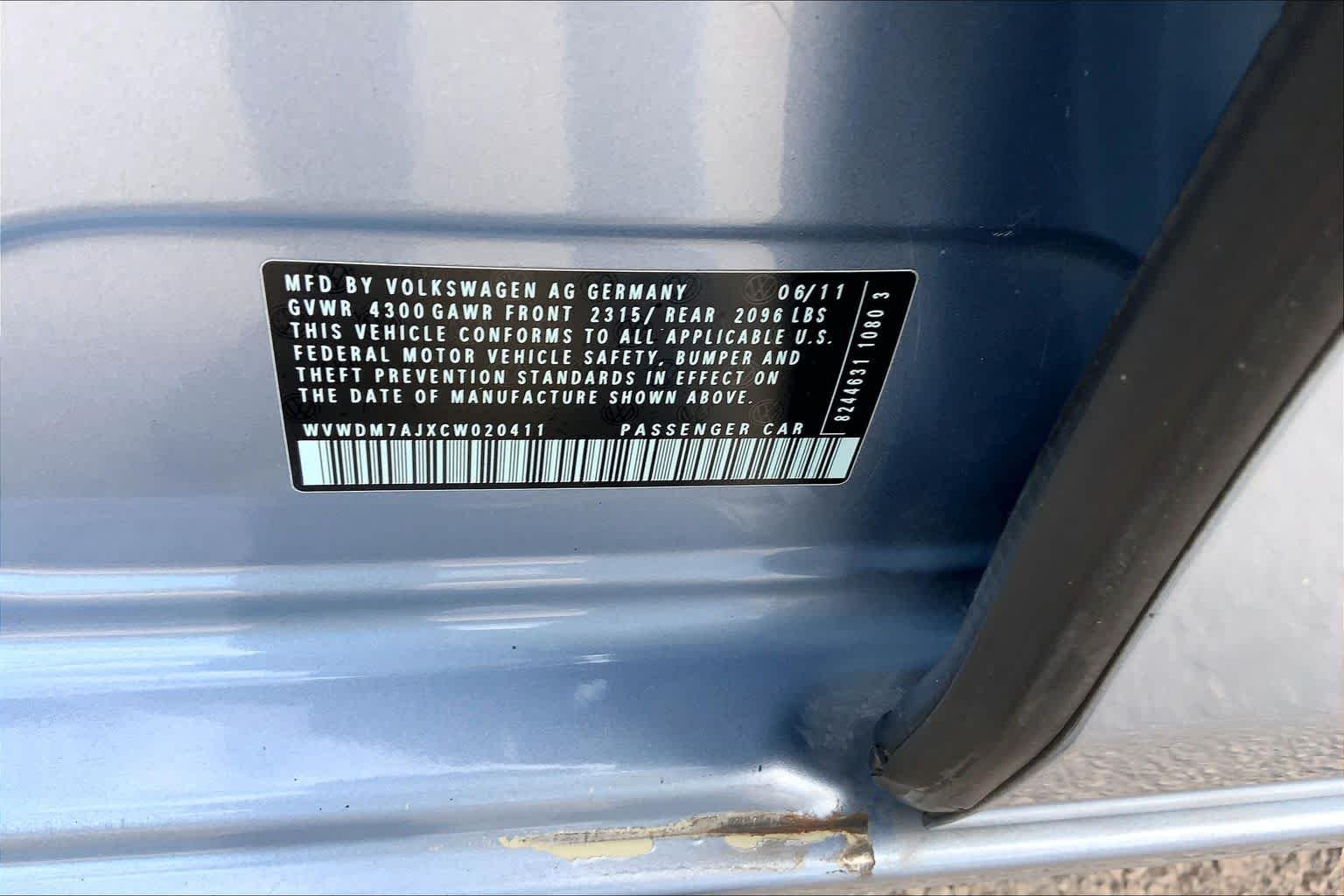 Used 2012 Black Volkswagen TDI image 32