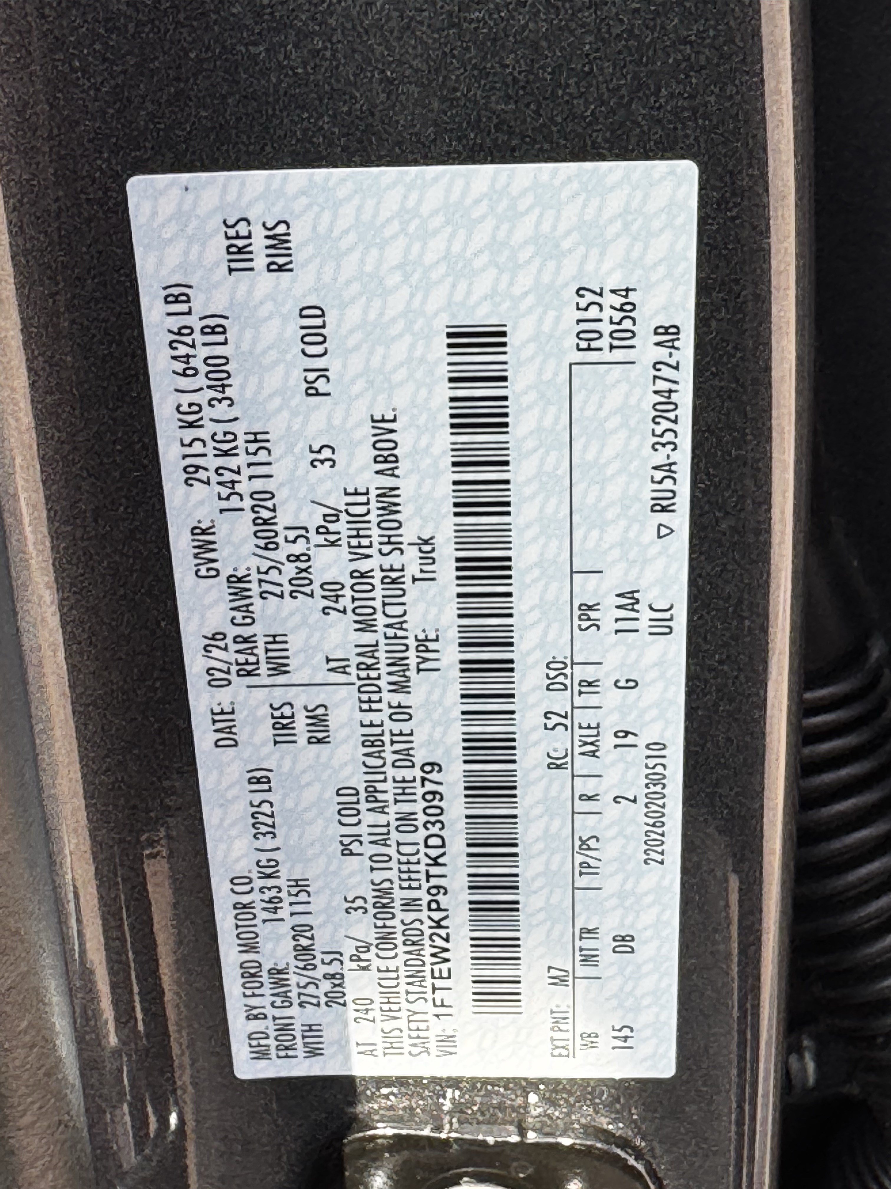 New 2026 Carbonized Gray Metallic Ford STX image 20