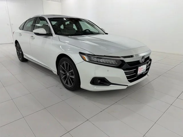 Used 2021 Platinum White Pearl Honda EX-L image 7