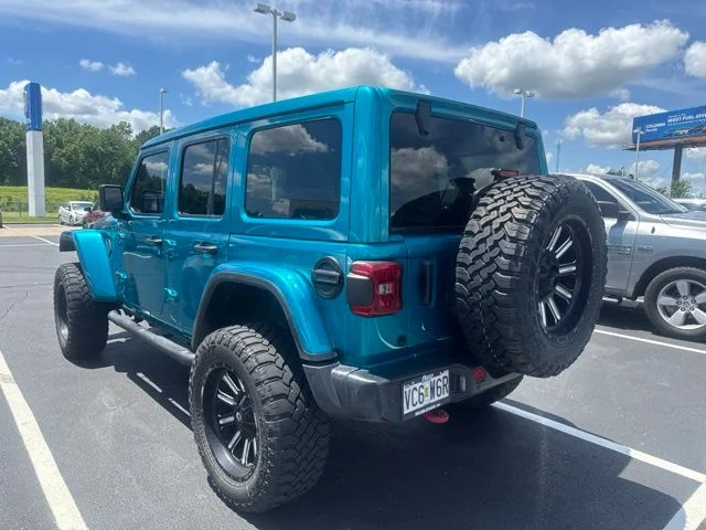 Used 2020 Teal Jeep Unlimited Rubicon image 5