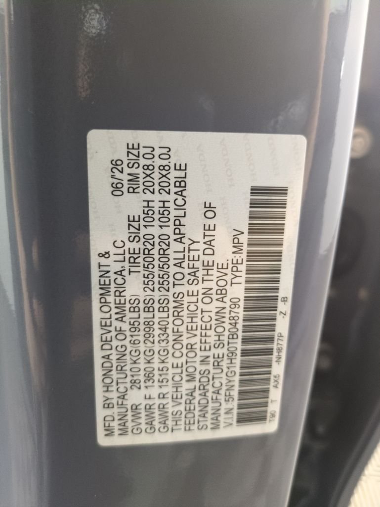New 2026 Sonic Gray Pearl Honda Black Edition image 29