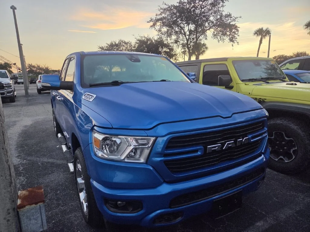 Used 2021 Hydro Blue Pearlcoat Ram Big Horn image 2