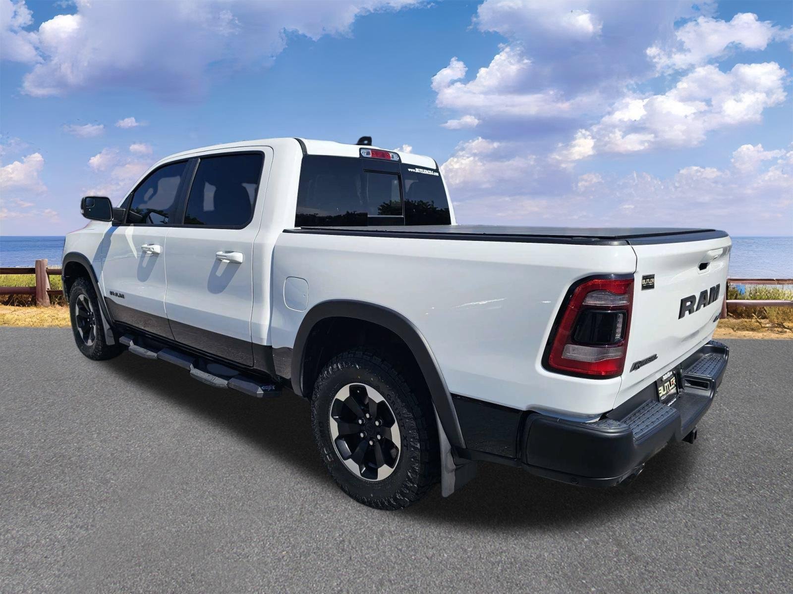 Used 2021 Bright White Clearcoat Ram Rebel image 5