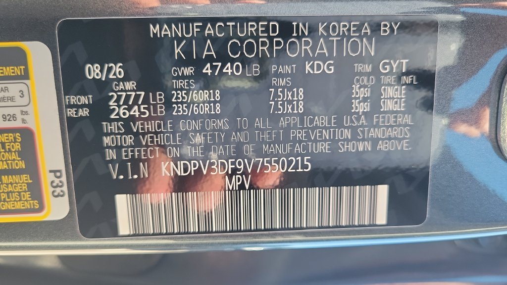New 2027 Gravity Gray Kia EX image 24