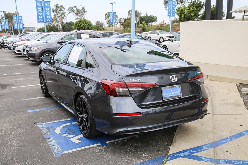 Certified Used 2025 Meteorite Gray Metallic Honda 4D SPORT image 31
