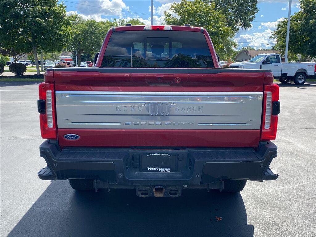 Used 2024 Rapid Red Metallic Tinted Clearcoat Ford King Ranch image 10
