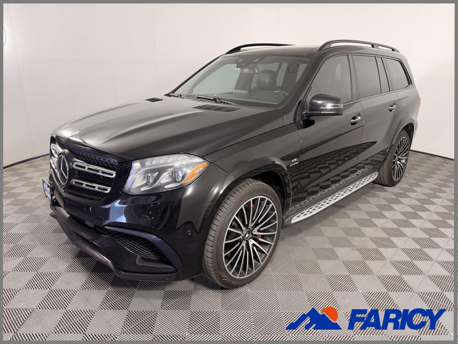 Used 2017 Obsidian Black Metallic Mercedes AMG GLS 63 image 1