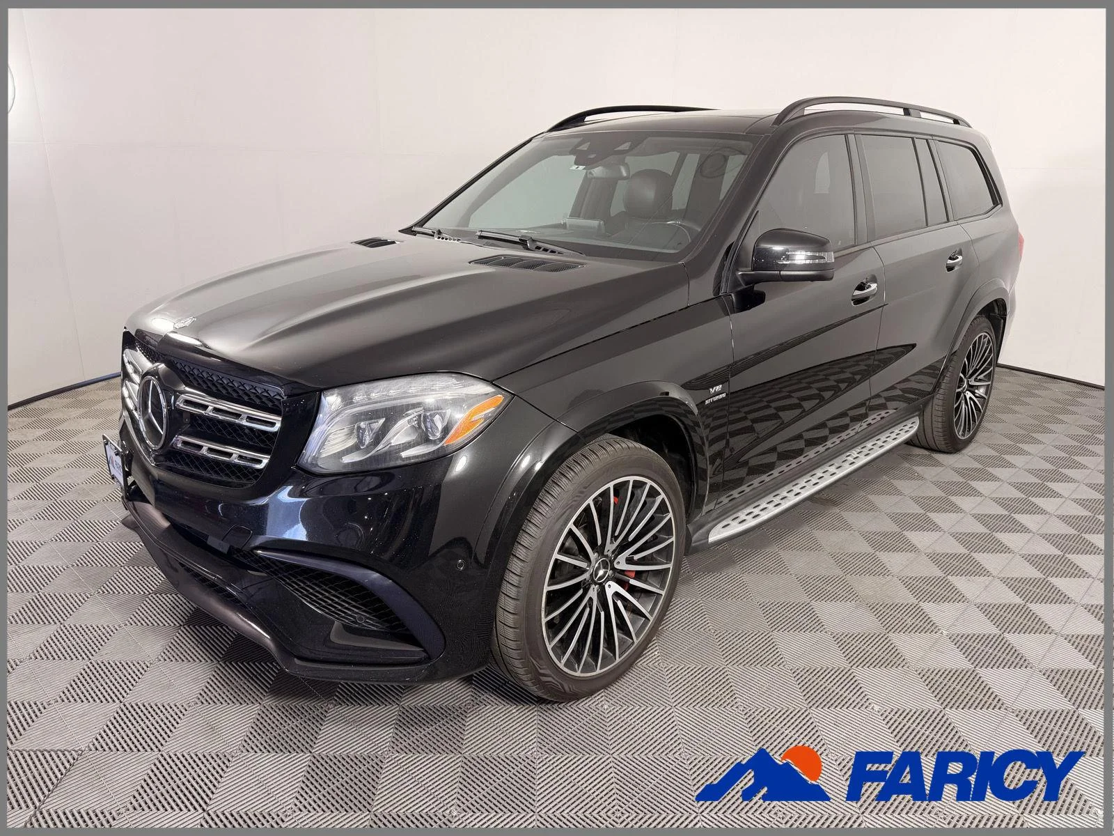 Used 2017 Obsidian Black Metallic Mercedes AMG GLS 63 image 1