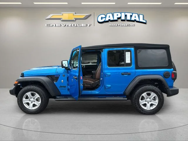 Used 2022 Blue Jeep Unlimited Sport S image 9