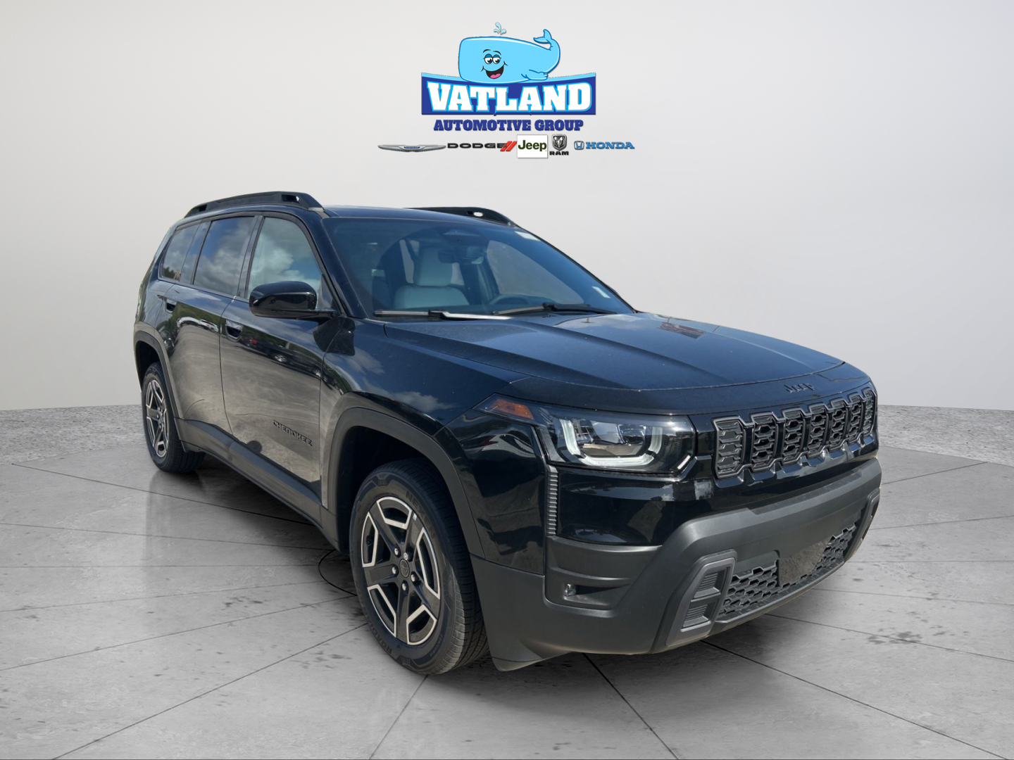 New 2026 Diamond Black Crystal Pearlcoat Jeep Laredo image 8