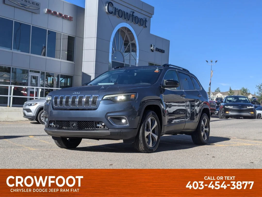 Certified Used 2022 Blue Jeep Limited - - 4x4 - Elite - Sun & Sound - Trailer Tow - Nappa Leather & More! image 1
