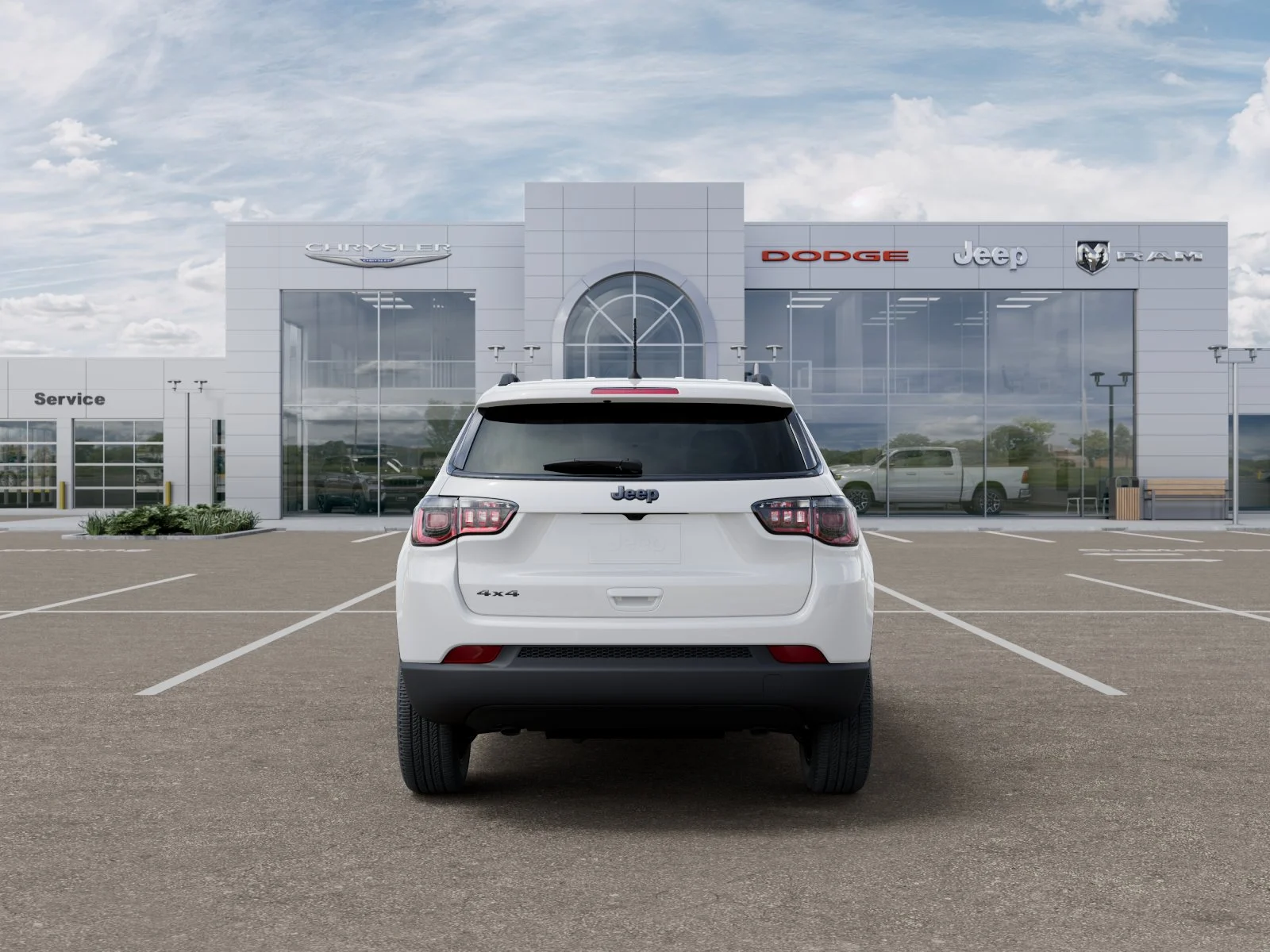 New 2026 Bright White Clear-Coat Exterior Paint Jeep Latitude image 26