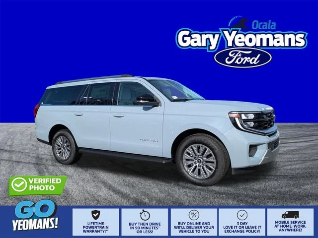 New 2026 Gray Ford Platinum image 1