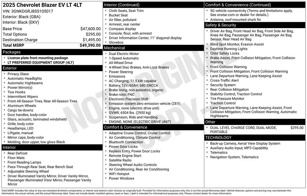 Used 2025 Black Chevrolet LT image 29