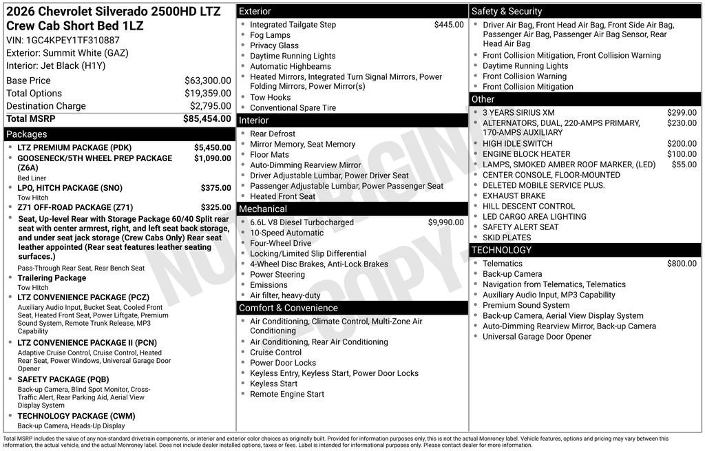 2026 Chevrolet Silverado HD's photo