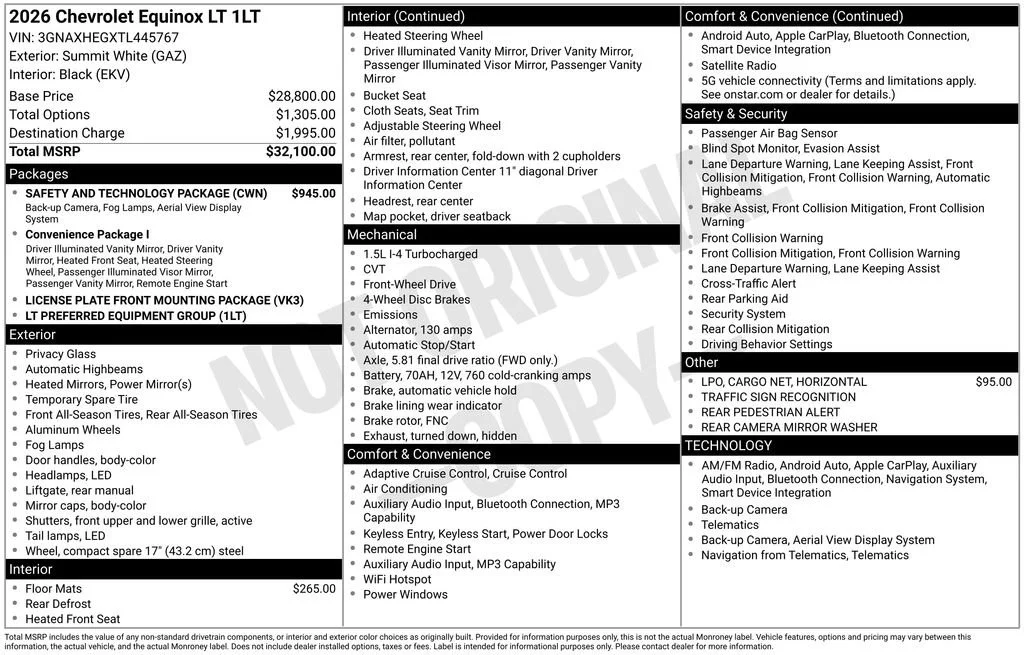 2026 Chevrolet Equinox LT - Photo 32
