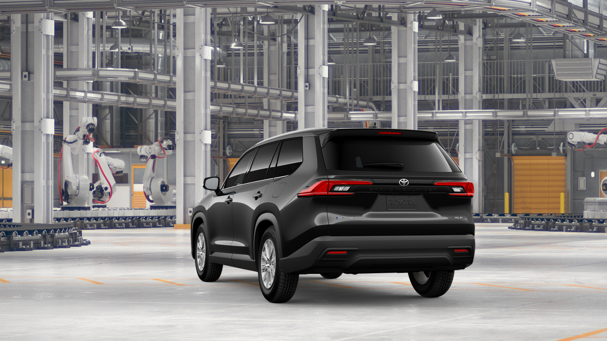 New 2026 Midnight Black Metallic Toyota Hybrid XLE image 7