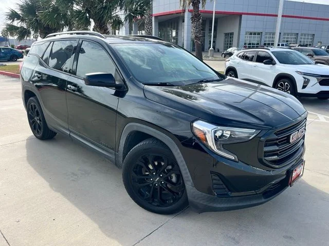 Used 2021 Black GMC SLE image 1