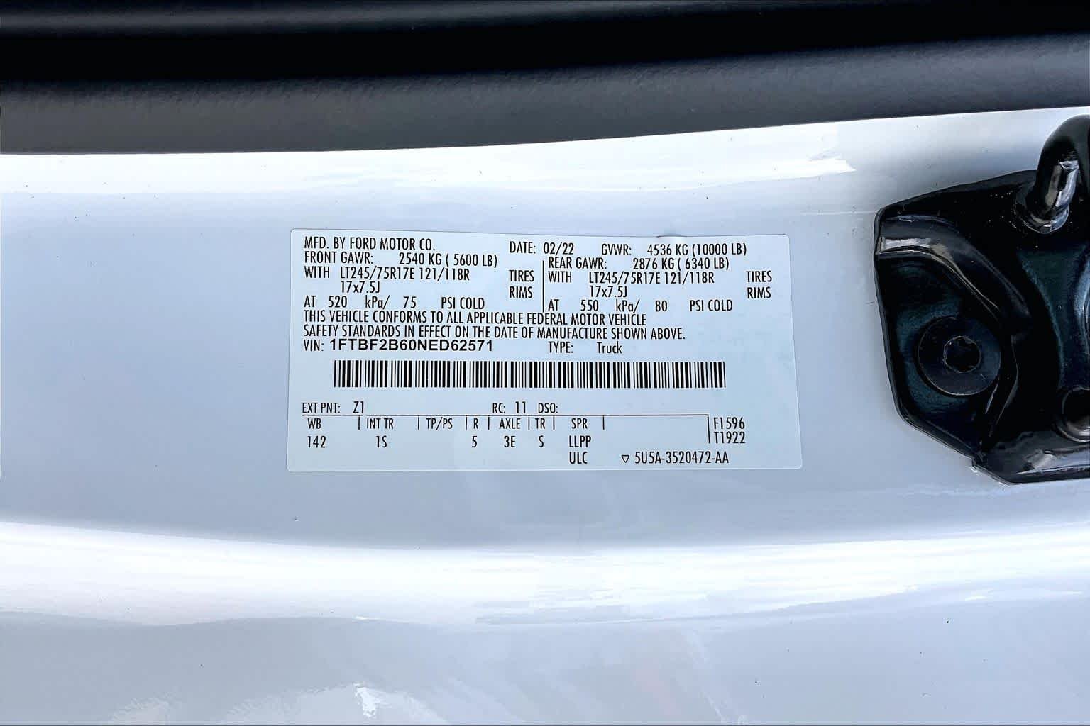 Certified Used 2022 Oxford White Ford XL image 30