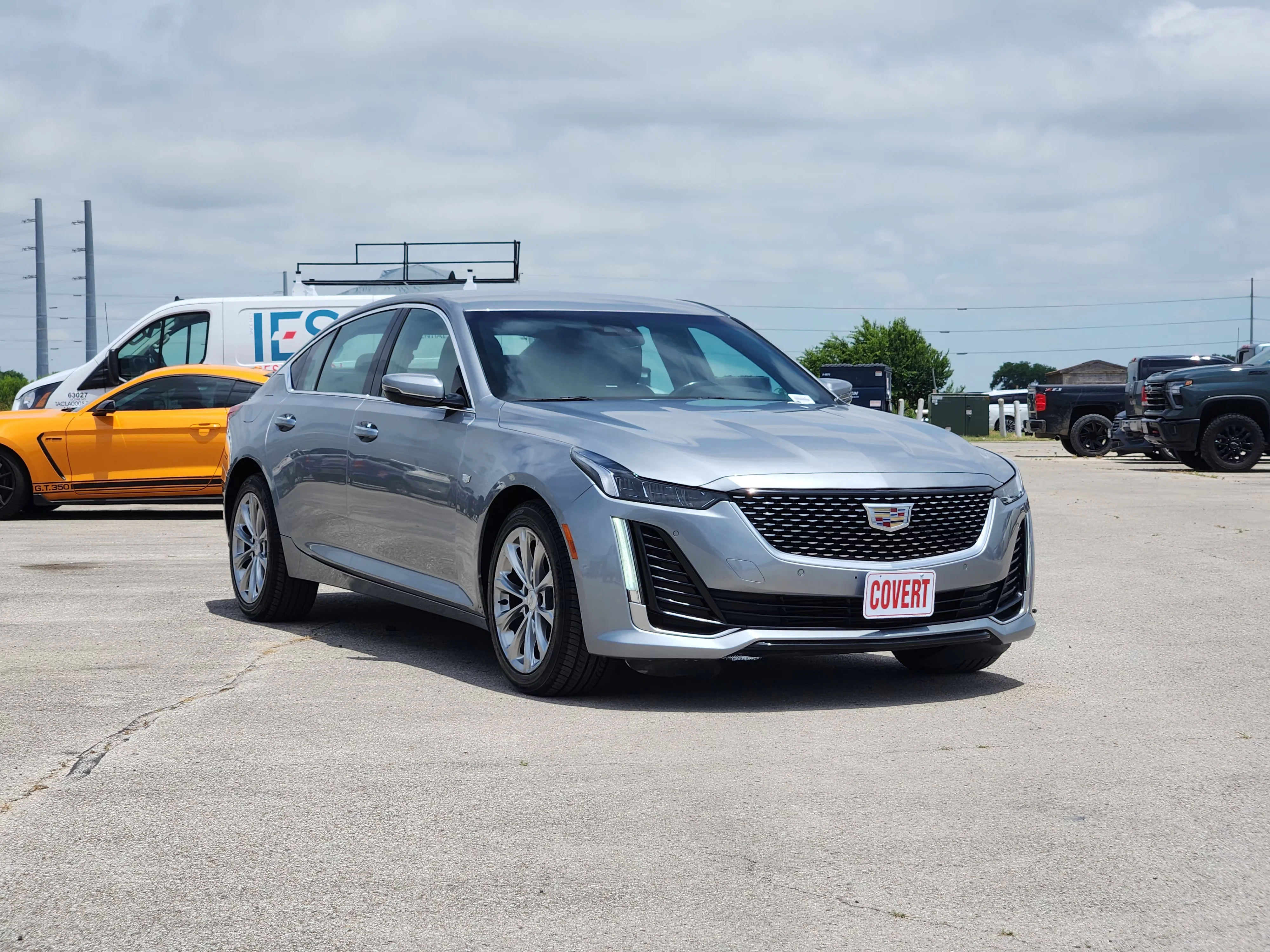 Used 2024 Argent Silver Metallic Cadillac Premium Luxury image 3