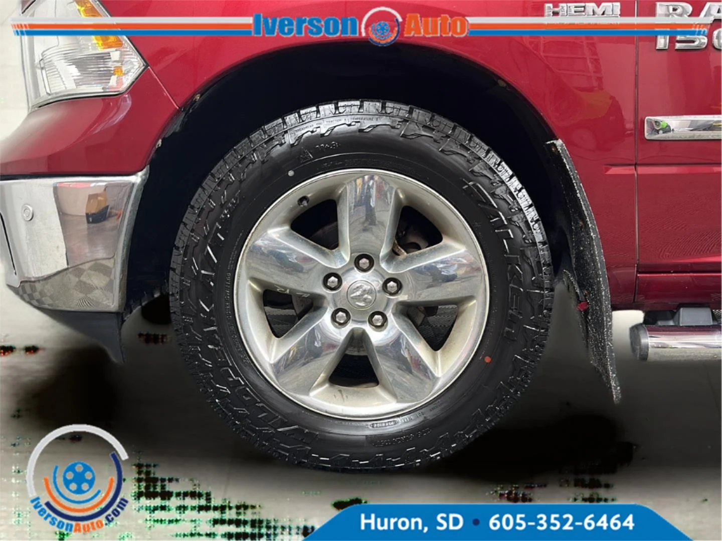 Used 2014 Deep Cherry Red Crystal Pearlcoat Ram Big Horn image 6