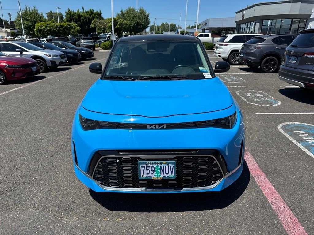Used 2023 Surf Blue w/Black Roof Kia GT-Line image 2
