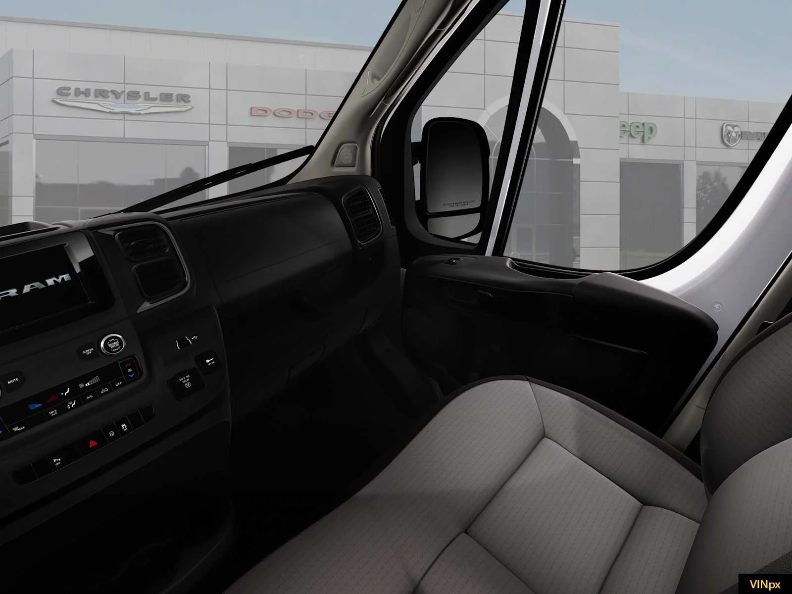 New 2026 Bright White Clear-Coat Exterior Paint RAM Tradesman image 19