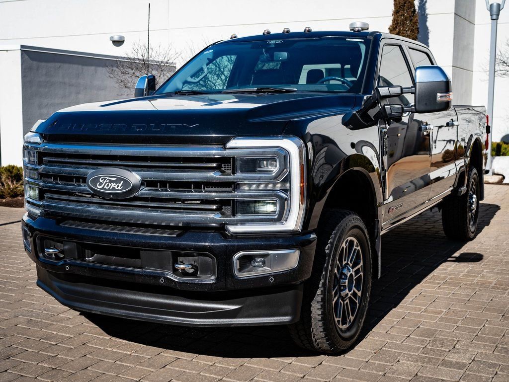 Used 2024 Agate Black Metallic Ford Limited image 1