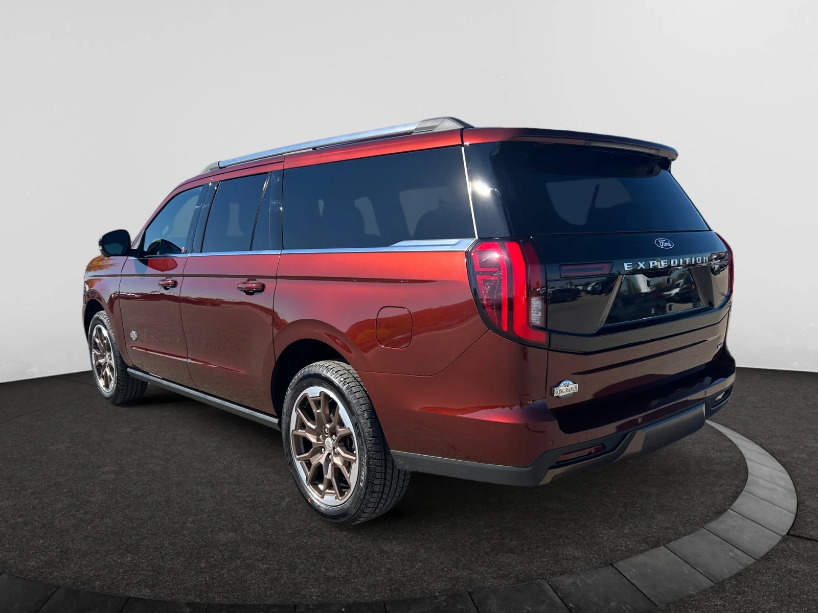 New 2027 Bronze Fire Metallic Tinted Clearcoat Ford King Ranch Max image 3