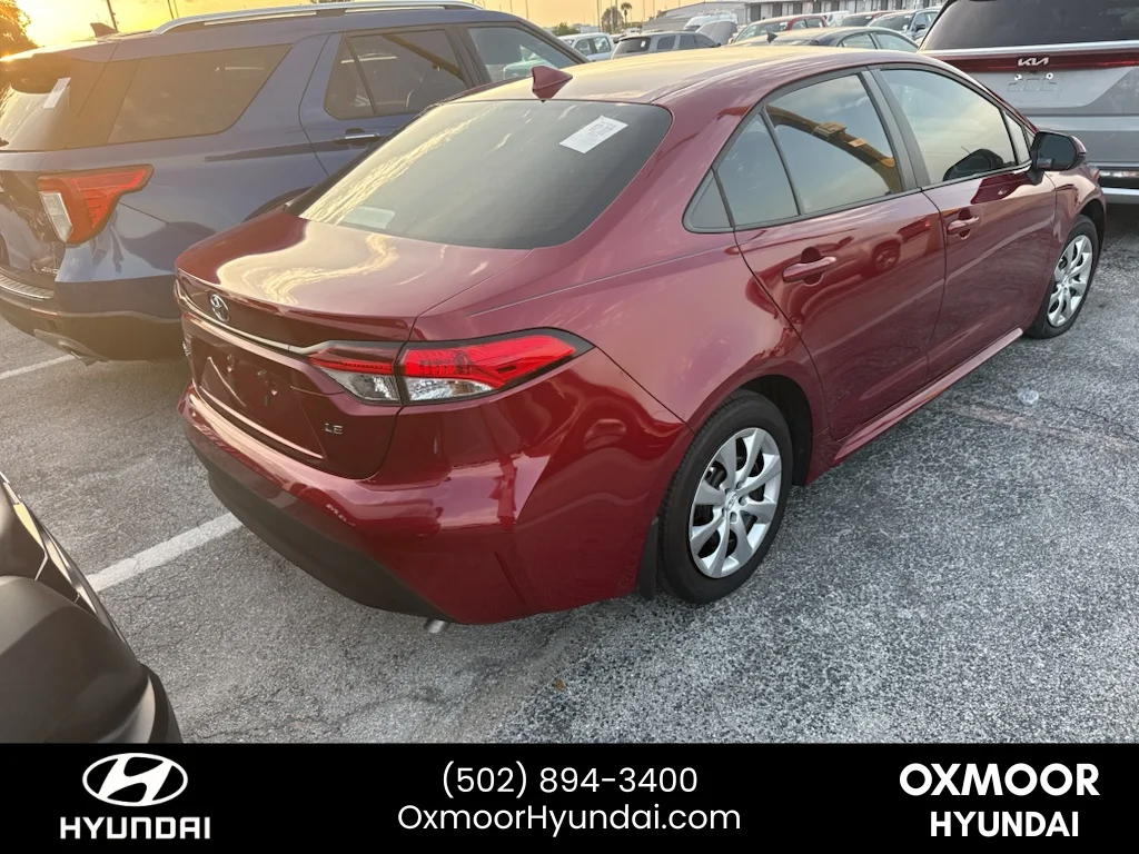 Used 2025 Ruby Flare Pearl Toyota LE image 5