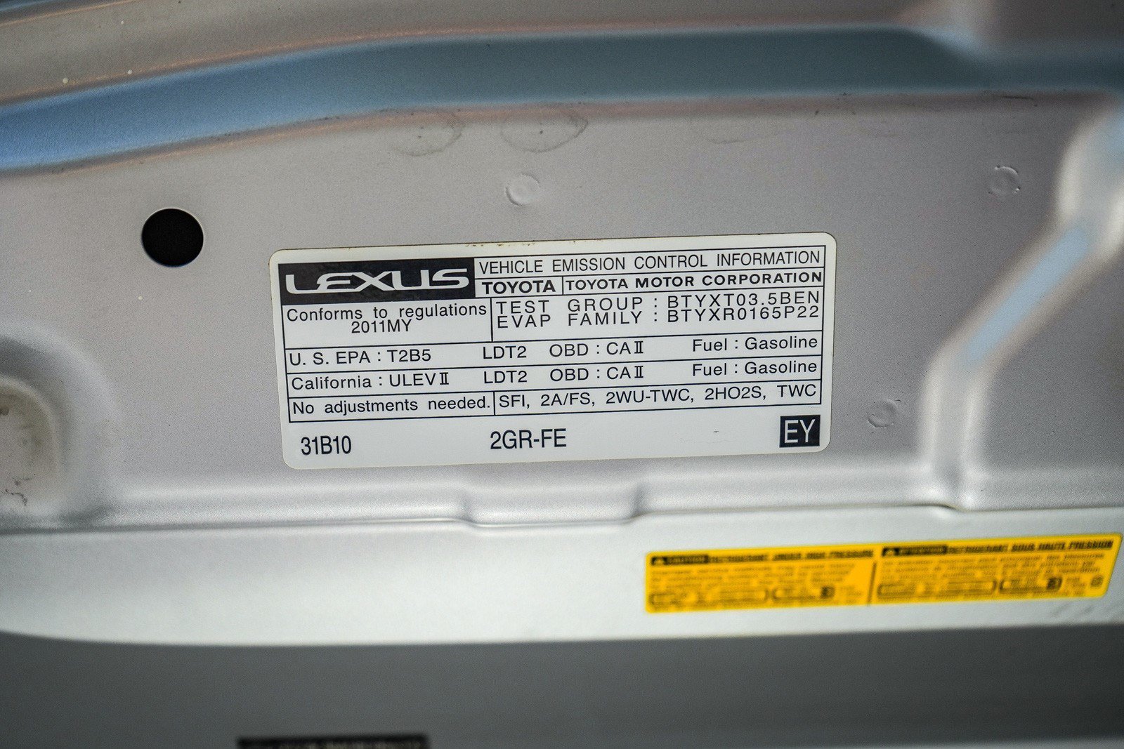 Used 2011 Tungsten Pearl Lexus 350 image 27