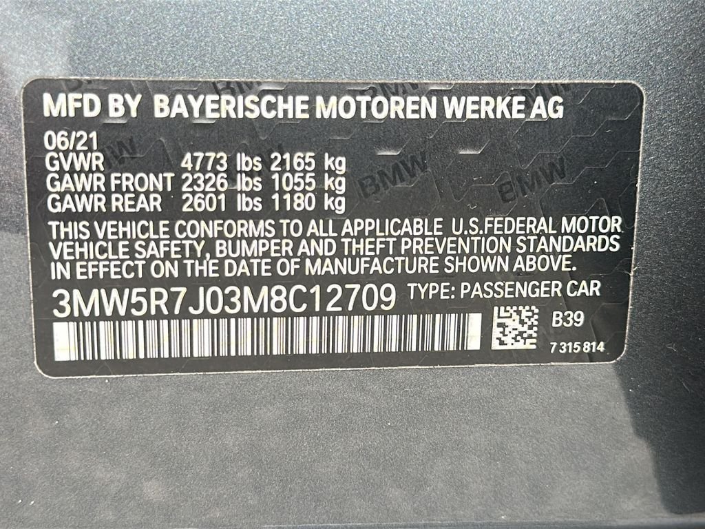 Used 2021 Gray BMW 330i xDrive image 26