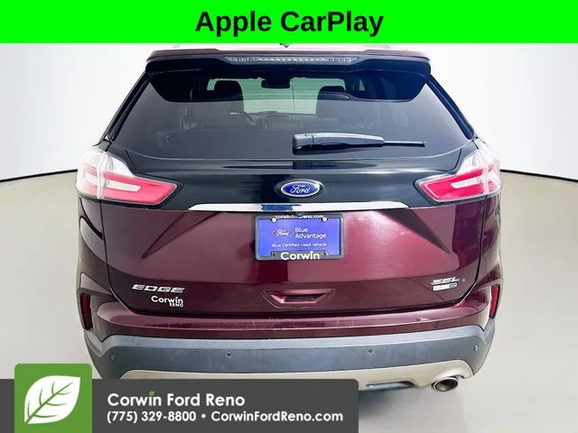 Certified Used 2020 Burgundy Ford SEL image 6