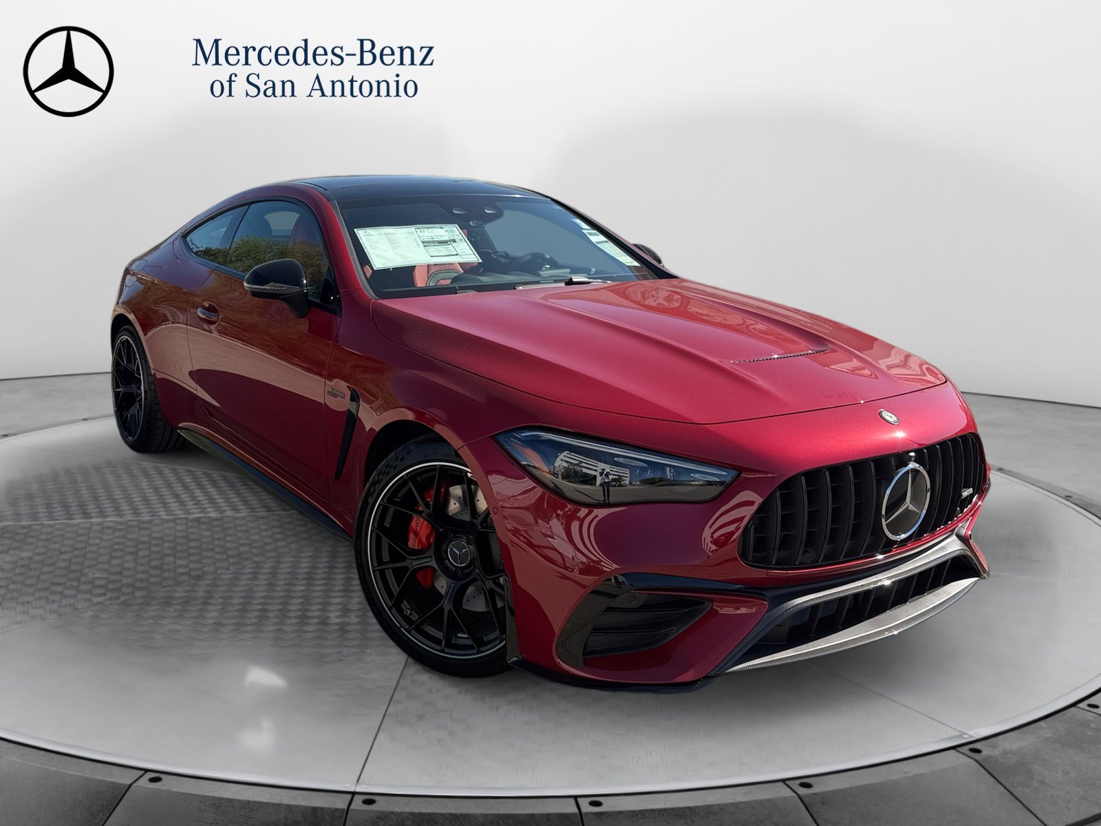 New 2027 MANUFAKTUR Patagonia Red Metallic Mercedes-Benz AMG® CLE 53 4MATIC+ Coupe image 1