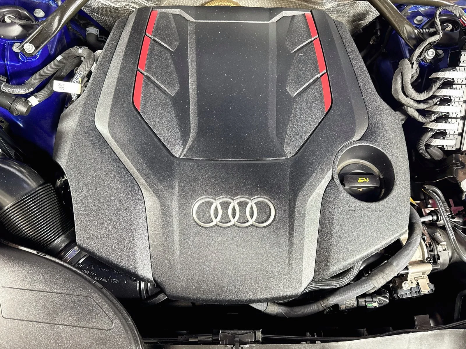 Used 2022 Blue Audi Premium Plus image 29