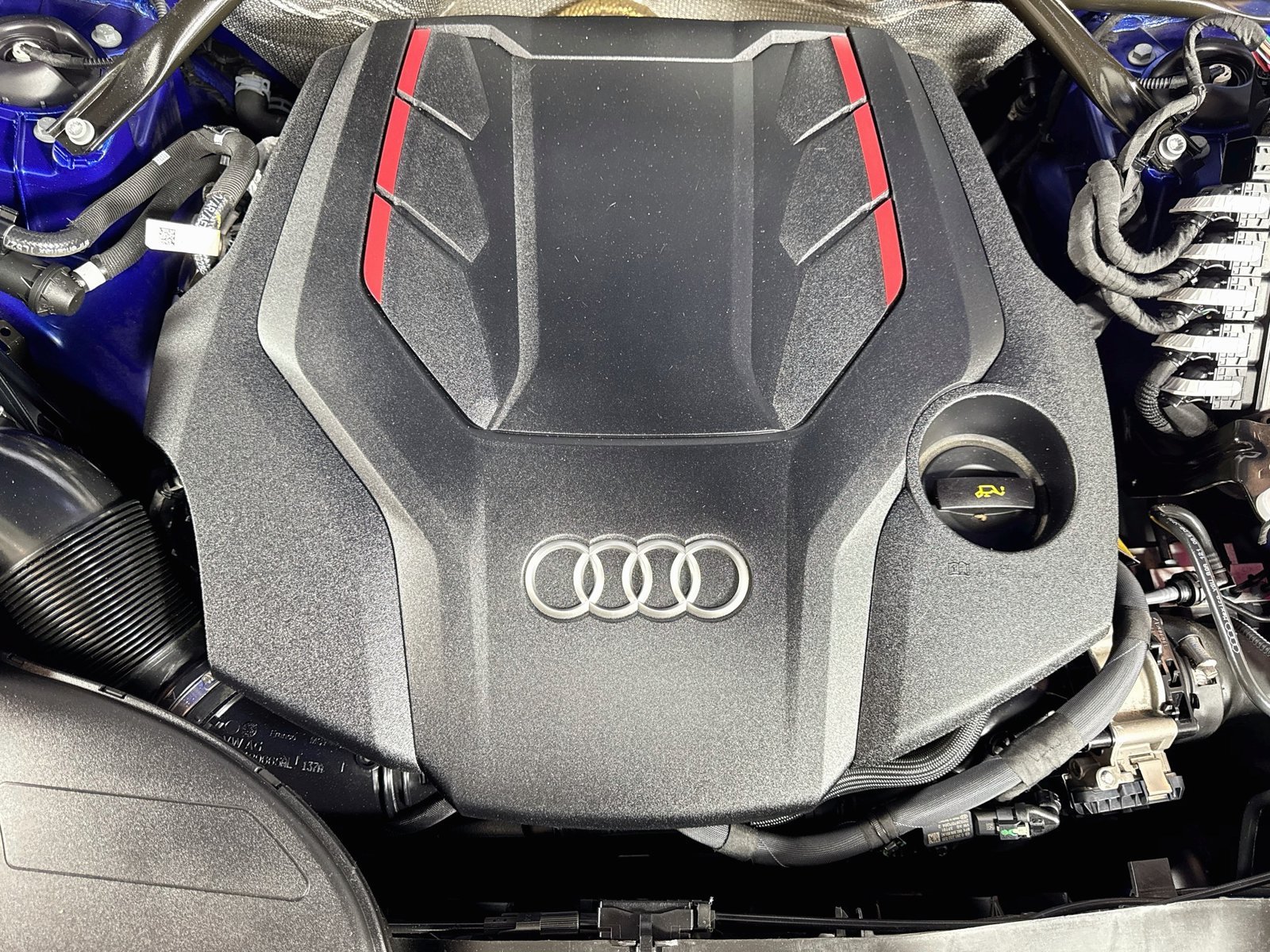 Used 2022 Blue Audi Premium Plus image 29