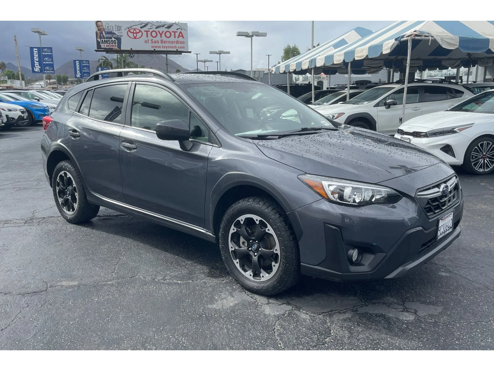 Used 2023 Magnetite Gray Metallic Subaru Premium image 8