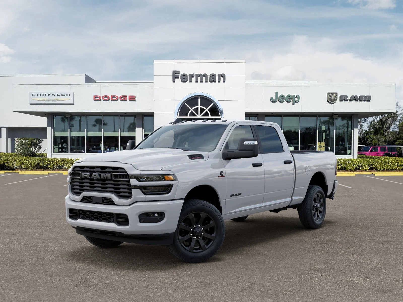 New 2026 Bright White Clear-Coat Exterior Paint RAM Big Horn image 30