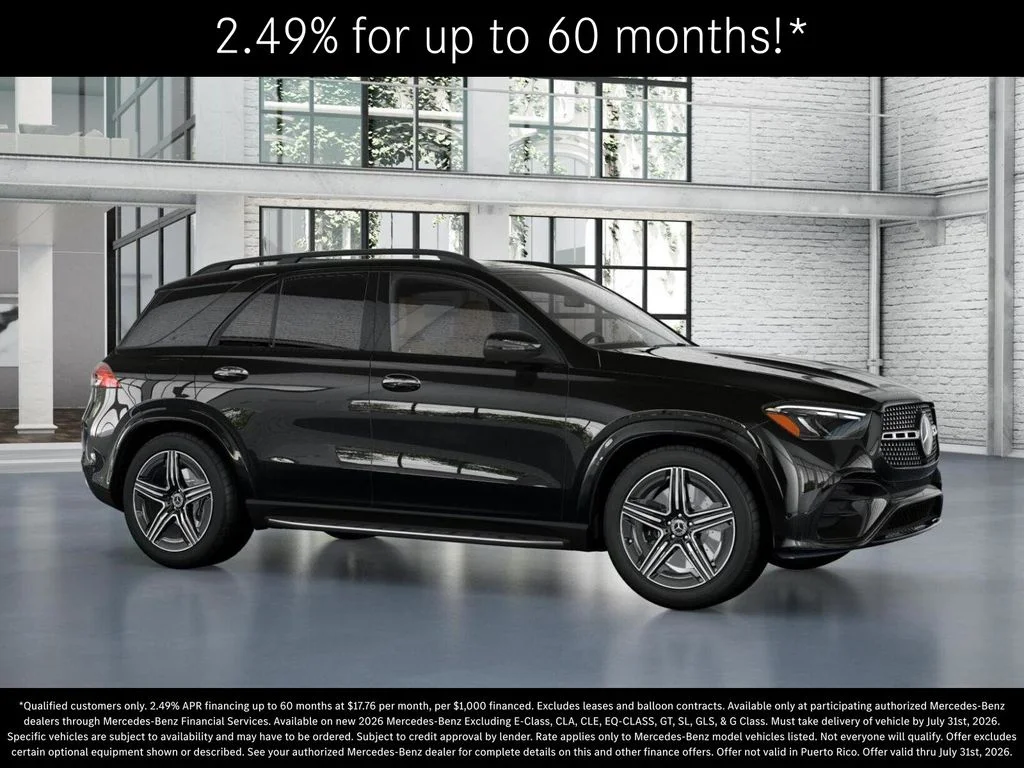 New 2026 Obsidian Black Metallic Mercedes-Benz GLE 450 image 13