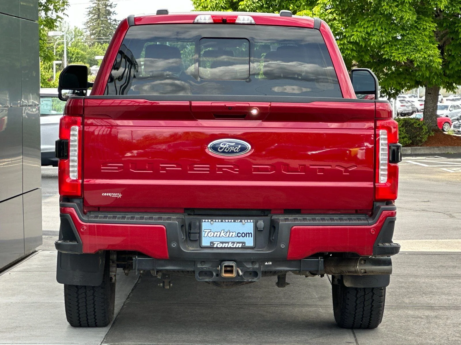 Used 2024 Red Metallic Ford Lariat image 4