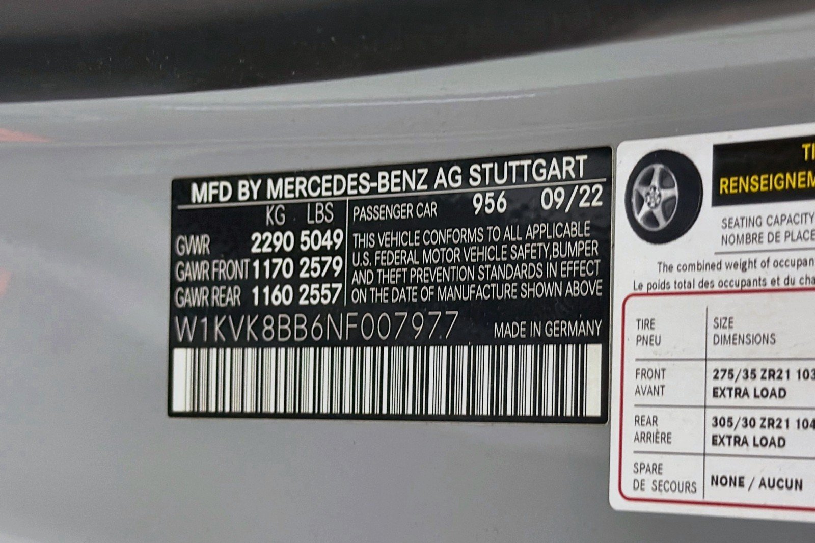 Certified Used 2022 MANUFAKTUR Alpine Grey Mercedes-Benz AMG® 63 image 27