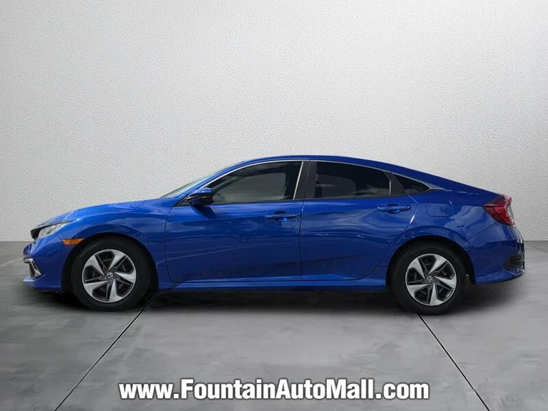 Used 2019 Aegean Blue Metallic Honda LX CVT image 2