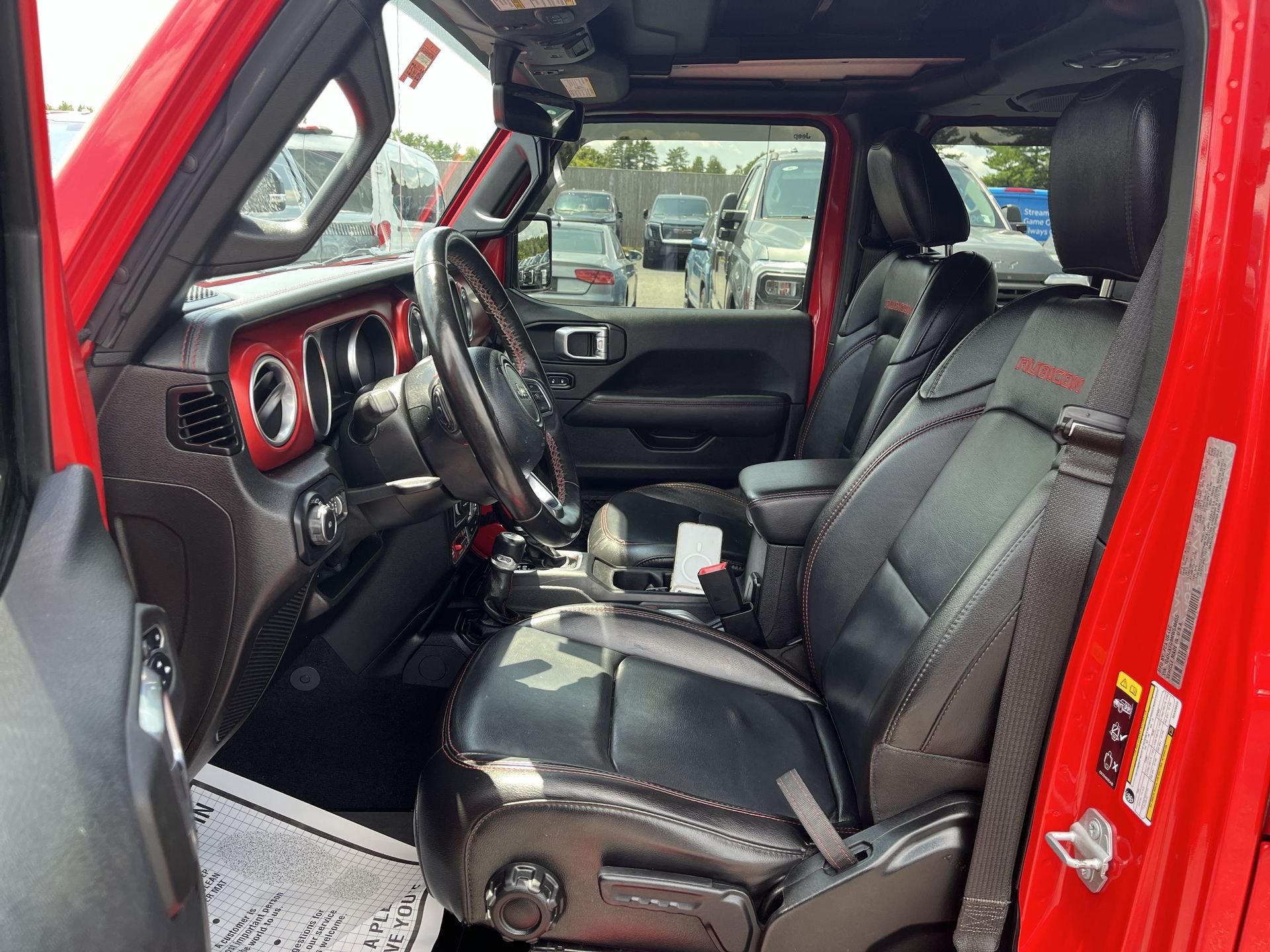 Certified Used 2021 Red Jeep Unlimited Rubicon image 6