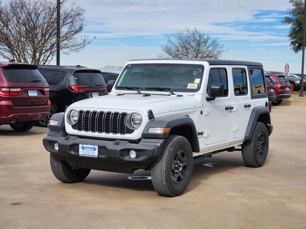 New 2026 Bright White Clear-Coat Exterior Paint Jeep Sport image 2