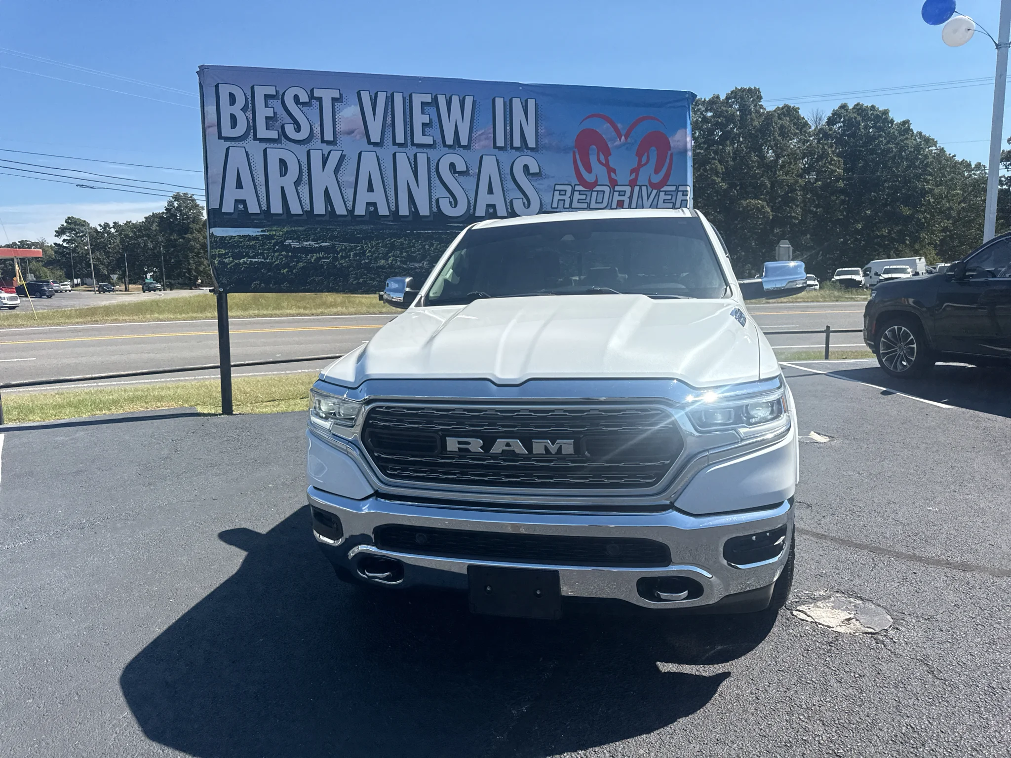 Used 2019 Ivory White Tri-Coat Pearlcoat Ram Limited image 2
