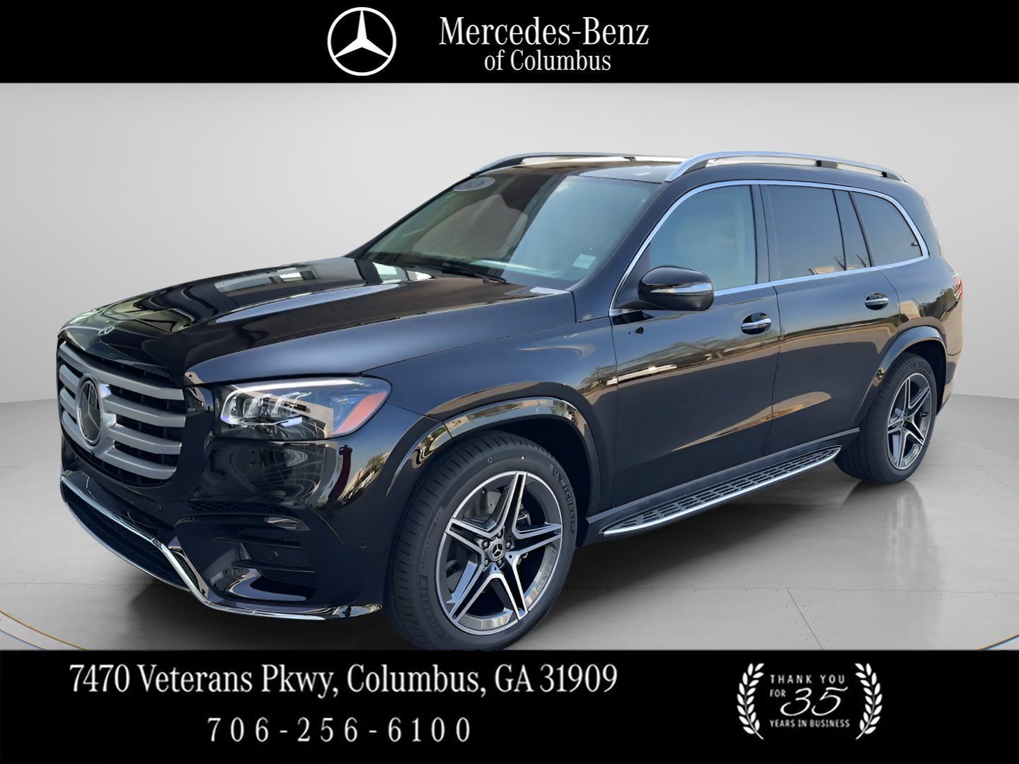 Certified Used 2026 Obsidian Black Metallic Mercedes-Benz GLS 450 image 1