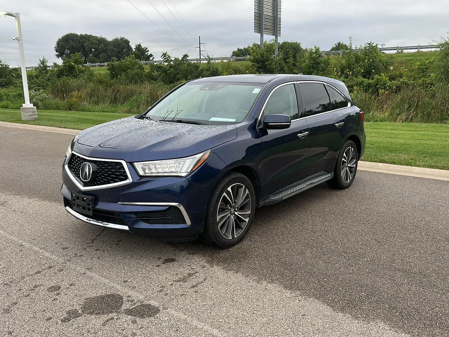 Used 2020 Fathom Blue Pearl Acura SH-AWD w/Tech image 7
