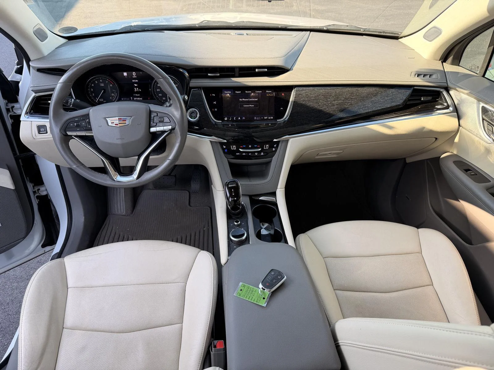 Used 2023 Crystal White Tricoat Cadillac FWD Premium Luxury image 11