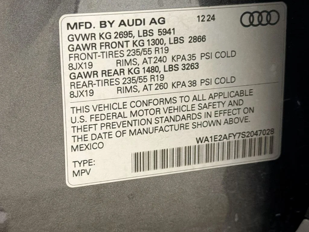 Used 2025 Gray Audi 55 Premium Plus image 35